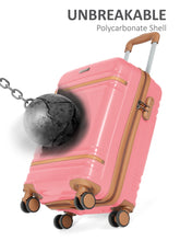 Load image into Gallery viewer, Teakwood Unisex Solid Hard Sided Cabin Florida Trolley Bag