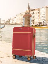 Load image into Gallery viewer, Teakwood Unisex Solid Hard Sided Cabin Florida Trolley Bag