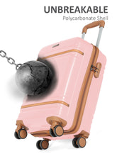 Load image into Gallery viewer, Teakwood Unisex Solid Hard Sided Cabin Florida Trolley Bag