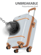 Load image into Gallery viewer, Teakwood Unisex Solid Hard Sided Cabin Florida Trolley Bag