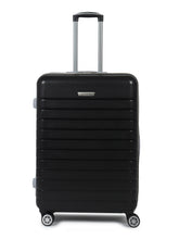 Load image into Gallery viewer, Unisex Black Textured Hard Sided Size Check-In Trolley Bag