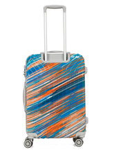 Load image into Gallery viewer, Textured & Printed 360 Degree Rotation Hard medium-Sized Trolley