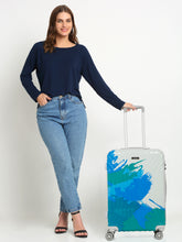 Load image into Gallery viewer, Abstract Printed Hard Trolley Bag
