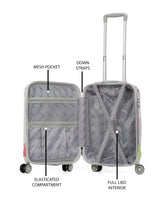Load image into Gallery viewer, Abstract Printed Small Hard Trolley Bag