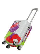 Load image into Gallery viewer, Abstract Printed Small Hard Trolley Bag