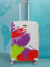 Load image into Gallery viewer, Abstract Printed Medium Hard Trolley Bag