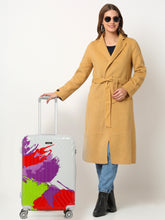 Load image into Gallery viewer, Abstract Printed Medium Hard Trolley Bag