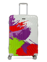 Load image into Gallery viewer, Abstract Printed Large Hard Trolley Bag