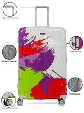Load image into Gallery viewer, Abstract Printed Large Hard Trolley Bag
