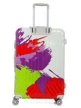 Load image into Gallery viewer, Abstract Printed Large Hard Trolley Bag