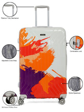Load image into Gallery viewer, Abstract Printed Hard Trolley Bag