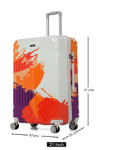Load image into Gallery viewer, Abstract Printed Hard Trolley Bag