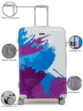 Load image into Gallery viewer, Abstract Printed Hard Trolley Bag