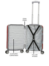 Load image into Gallery viewer, Textured Hard-Sided 360-Degree Rotation Cabin Trolley Bag- 55 CM