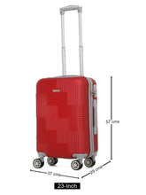 Load image into Gallery viewer, Textured Hard-Sided 360-Degree Rotation Cabin Trolley Bag- 55 CM