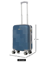 Load image into Gallery viewer, Textured Hard-Sided 360-Degree Rotation Cabin Trolley Bag- 55 CM