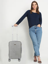 Load image into Gallery viewer, Textured 360 Degree Rotation Hard Cabin-Sized Trolley Bag -55 CM