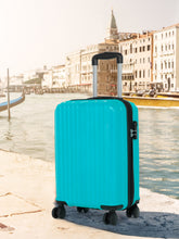 Load image into Gallery viewer, Unisex Textured Hard Sided Cabin Size Trolley Bag