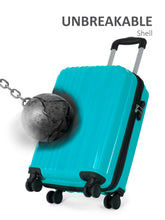 Load image into Gallery viewer, Unisex Textured Hard Sided Cabin Size Trolley Bag