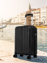 Load image into Gallery viewer, Unisex Textured Hard Sided Cabin Size Trolley Bag