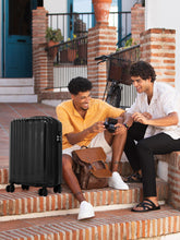 Load image into Gallery viewer, Unisex Textured Hard Sided Cabin Size Trolley Bag