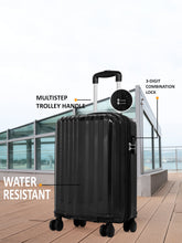 Load image into Gallery viewer, Unisex Textured Hard Sided Cabin Size Trolley Bag