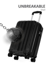Load image into Gallery viewer, Unisex Textured Hard Sided Cabin Size Trolley Bag
