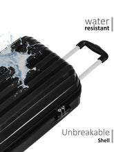 Load image into Gallery viewer, Unisex Textured Hard Sided Cabin Size Trolley Bag