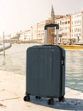 Load image into Gallery viewer, Unisex Textured Hard Sided Cabin Size Trolley Bag