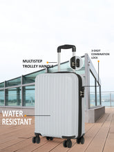 Load image into Gallery viewer, Unisex Textured Hard Sided Cabin Size Trolley Bag