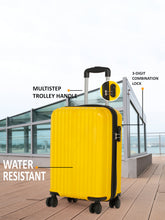 Load image into Gallery viewer, Unisex Textured Hard Sided Cabin Size Trolley Bag