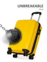Load image into Gallery viewer, Unisex Textured Hard Sided Cabin Size Trolley Bag