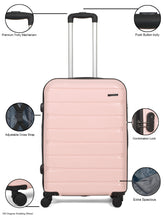 Load image into Gallery viewer, Unisex Solid Hard Sided Trolley Bag