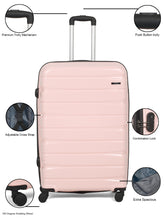 Load image into Gallery viewer, Unisex Solid Hard Sided Trolley Bag