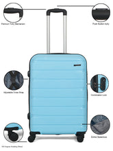 Load image into Gallery viewer, Unisex Solid Hard Sided Trolley Bag