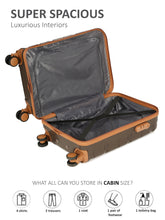 Load image into Gallery viewer, Unisex Solid Hard Sided Size Trolley Bag