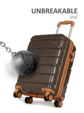 Load image into Gallery viewer, Unisex Solid Hard Sided Size Trolley Bag