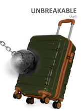 Load image into Gallery viewer, Unisex Solid Hard Sided Size Trolley Bag