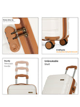 Load image into Gallery viewer, Unisex Solid Hard Sided Size Trolley Bag