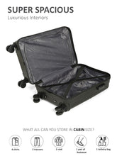 Load image into Gallery viewer, WHITEFIELD Aqua Green Hard-Sided Cabin-Sized Trolley Bag 32L