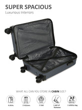 Load image into Gallery viewer, WHITEFIELD Aqua Green Hard-Sided Cabin-Sized Trolley Bag 32L