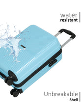 Load image into Gallery viewer, WHITEFIELD Aqua Green Hard-Sided Cabin-Sized Trolley Bag 32L