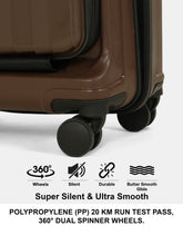 Load image into Gallery viewer, Teakwood XYLO Premium Hard Case Cabin Suitcase for Travel
