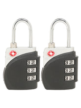Load image into Gallery viewer, Teakwood two color TSA 3-Digit Combination lock