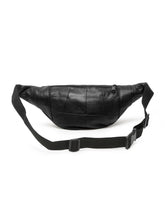 Load image into Gallery viewer, Teakwood Genuine Leather Black Waist Pouch