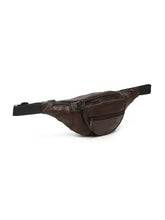 Load image into Gallery viewer, Teakwood Genuine Leather Brown Waist Pouch