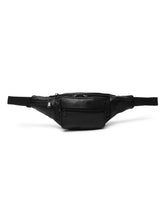 Load image into Gallery viewer, Teakwood Genuine Leather Black Waist Pouch