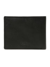 Load image into Gallery viewer, Men Black Leather Two Fold Wallet