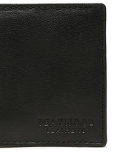 Load image into Gallery viewer, Men Black Leather Two Fold Wallet