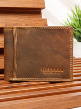 Load image into Gallery viewer, Men's Leather Wallet with Coin Pocket & ID Flap